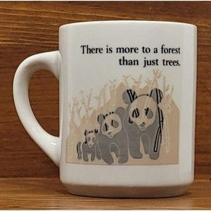 Panda Bear Coffee Mug Cup 8 Fl oz There is more to a forest than just trees
